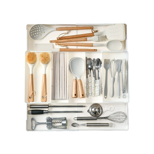 Expandable Drawer Organizer Set - 4 Pack Adjustable Dividers